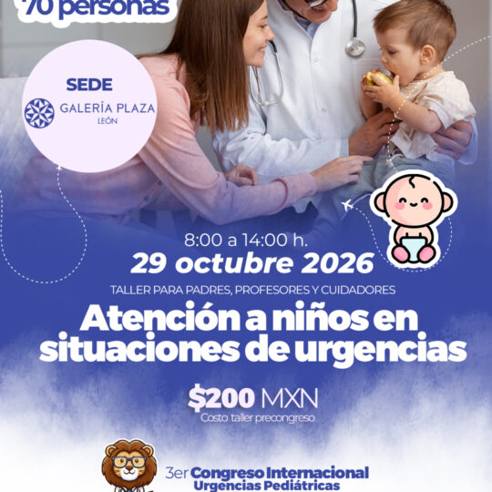 Atención a niños en situaciones de urgencias Congreso 2026